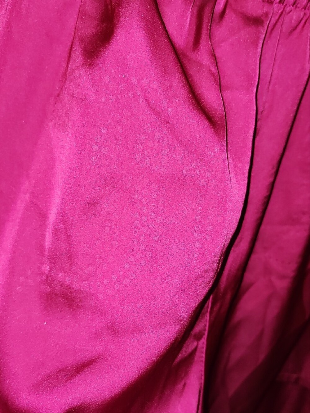 Juicy Couture Hot Pink Rhinestone Satin Pajama Set - Picture 6 of 11